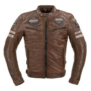 Geaca moto din piele pentru barbati W-TEC Milano - Maro Geaca moto din piele pentru barbati W-TEC Milano - Maro