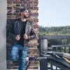 Geaca moto din piele pentru barbati W-TEC Embracer
