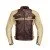 Geaca moto din piele pentru barbati W-TEC Retro