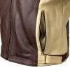 Geaca moto din piele pentru barbati W-TEC Retro