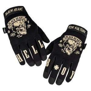 Manusi moto din piele W-TEC Black Heart Rioter, Negru Manusi moto din piele W-TEC Black Heart Rioter, Negru
