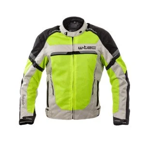 Geaca de motocicleta de vara pentru barbati W-TEC Saigair, Galben Neon/Gri Geaca de motocicleta de vara pentru barbati W-TEC Saigair, Galben Neon/Gri