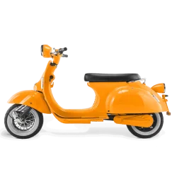 Scuter electric MOTORETTA D1 PLUS 2000 W - Portocaliu