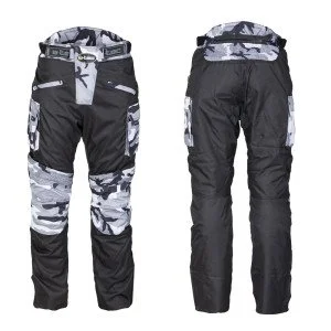 Pantaloni moto pentru barbati W-TEC Kaamuf, Negru/Camuflaj Pantaloni moto pentru barbati W-TEC Kaamuf, Negru/Camuflaj